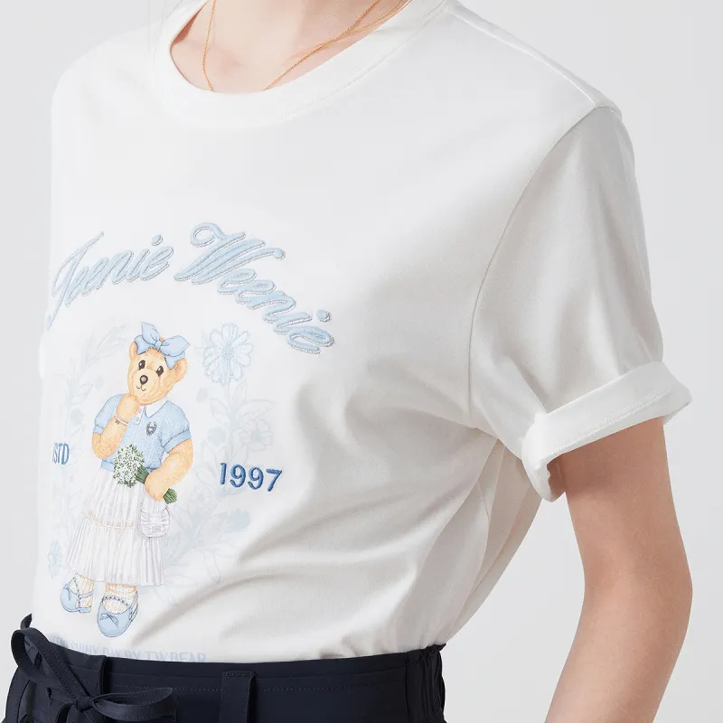 Teenie Weenie Regular T Shirt Women's White-2