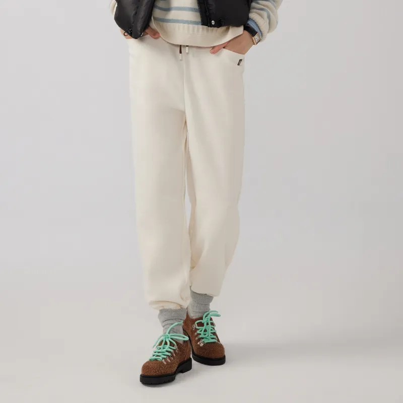 Teenie Weenie Knitted Sweatpants Women's Ivory-3