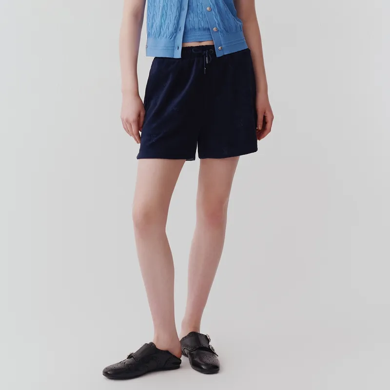 Teenie Weenie Casual Shorts Women's Navy Blue-5