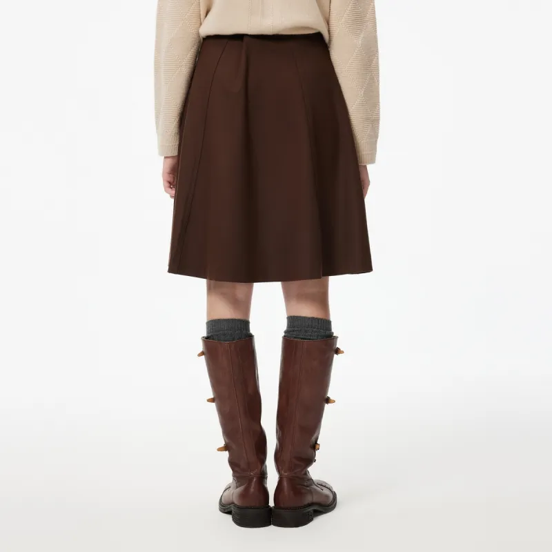 Teenie Weenie Casual Short Skirts Women's Brown-6