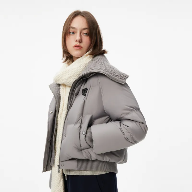 Teenie Weenie Down Jacket Women's Texture Gray-3