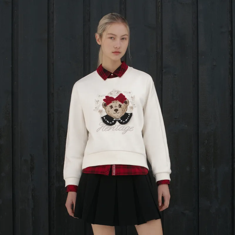 Teenie Weenie Sweatshirt Women's Ivory-5