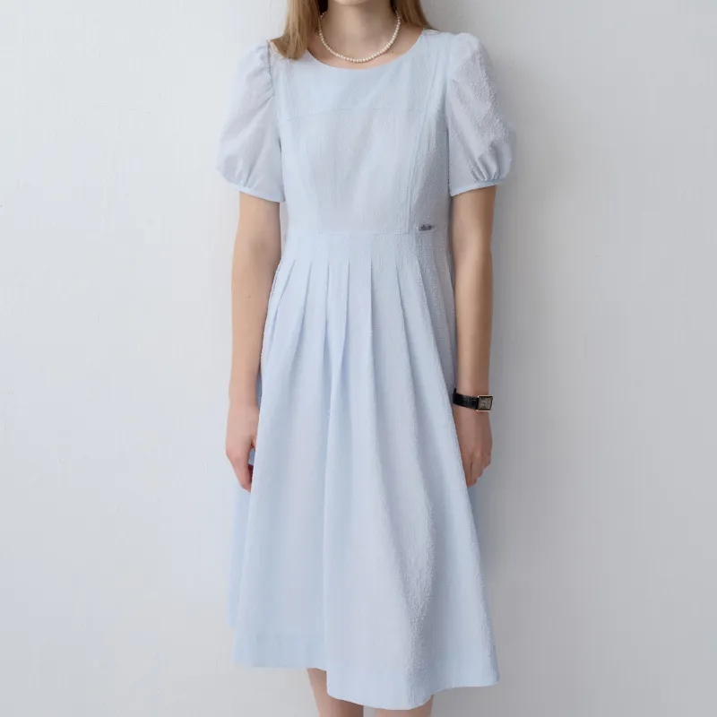 Teenie Weenie Short Sleeved Dress Women's Light Blue-2