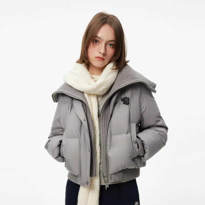 Teenie Weenie Down Jacket Women's Texture Gray-2