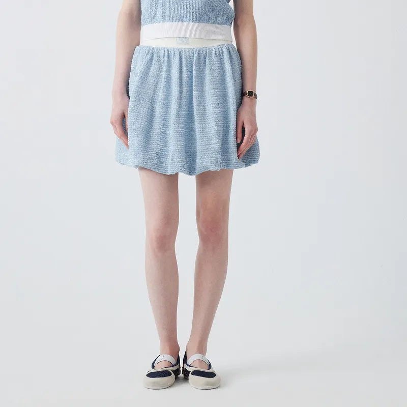 Teenie Weenie Casual Short Skirts Women's Light Blue-3