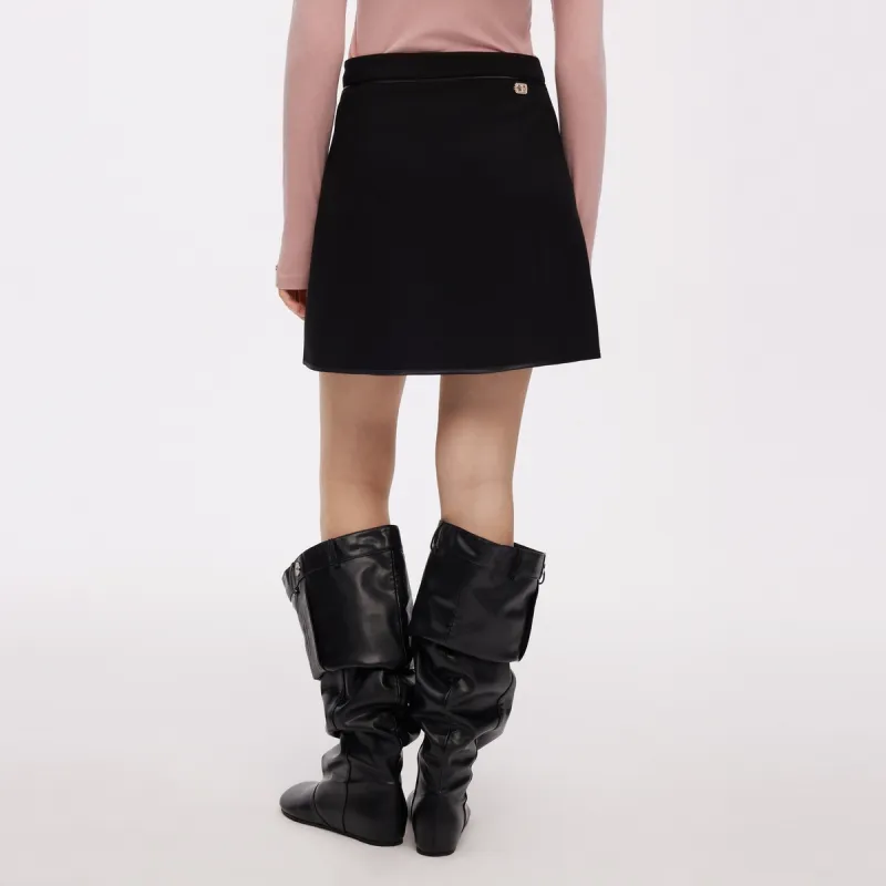 Teenie Weenie Casual Short Skirts Women's Black-6