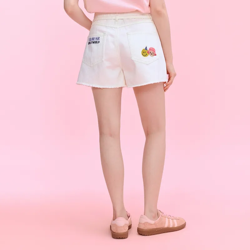 Teenie Weenie x SMILEY Denim Shorts Women's-11