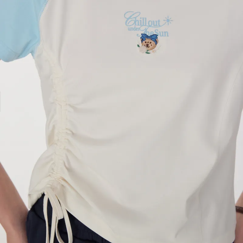 Teenie Weenie T Shirts Women's Light Blue-2
