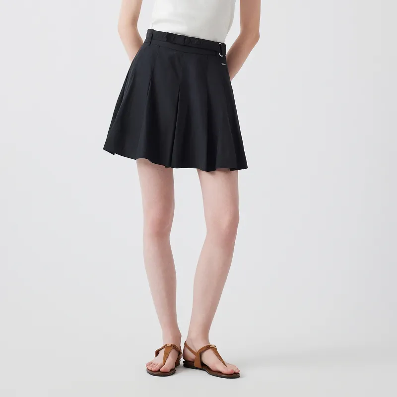 Teenie Weenie Casual Short Skirts Women's Black-2
