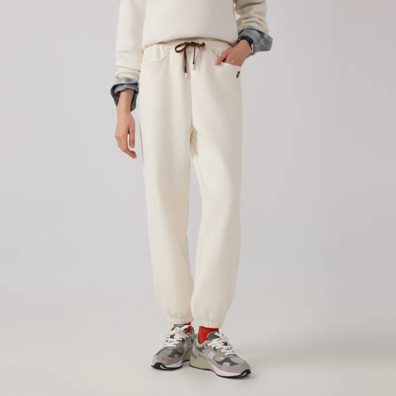 Teenie Weenie Knitted Sweatpants Women's Ivory-2
