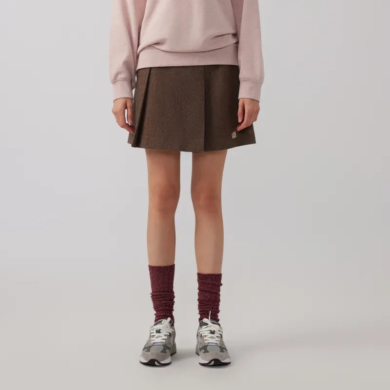 Teenie Weenie Casual Short Skirts Women's Brown-4
