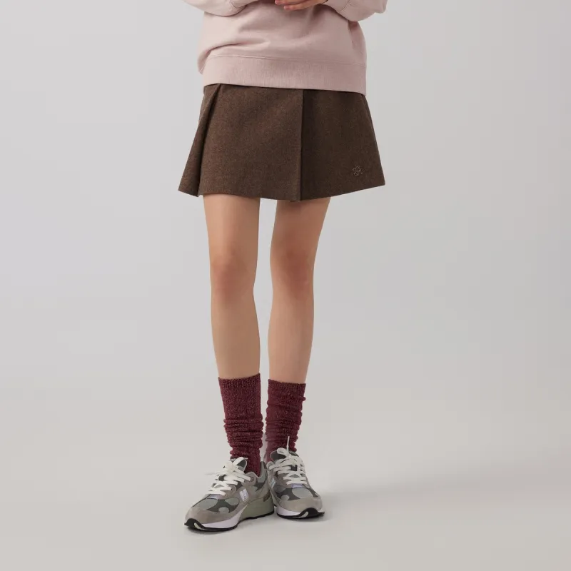 Teenie Weenie Casual Short Skirts Women's Brown-5