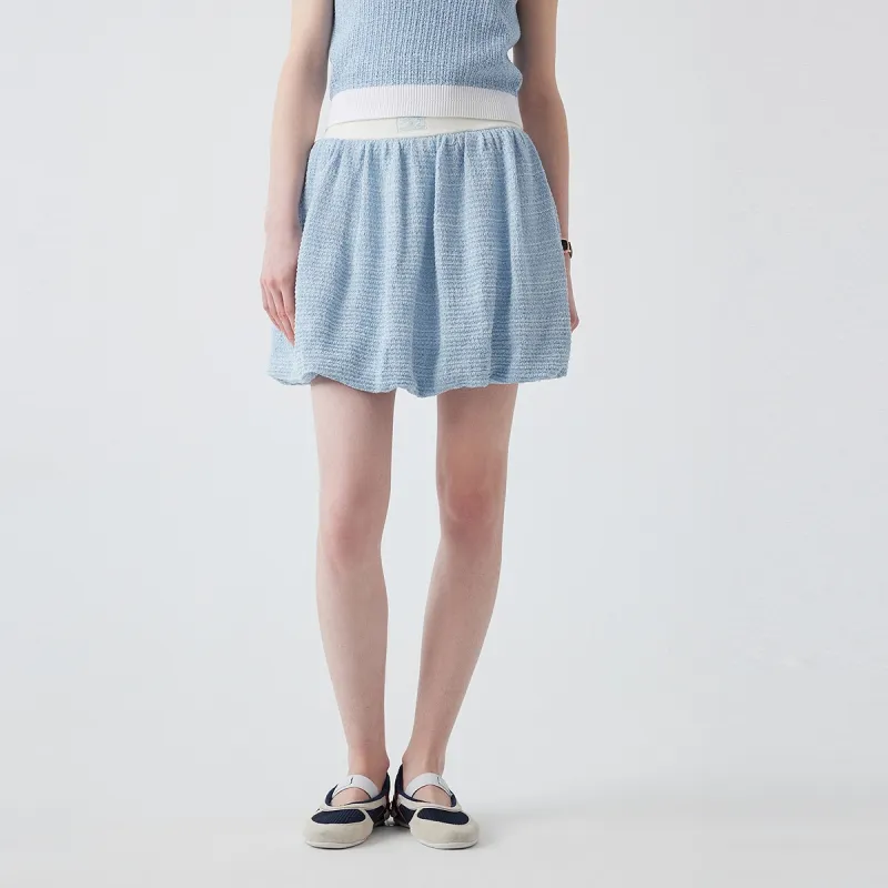 Teenie Weenie Casual Short Skirts Women's Light Blue-2