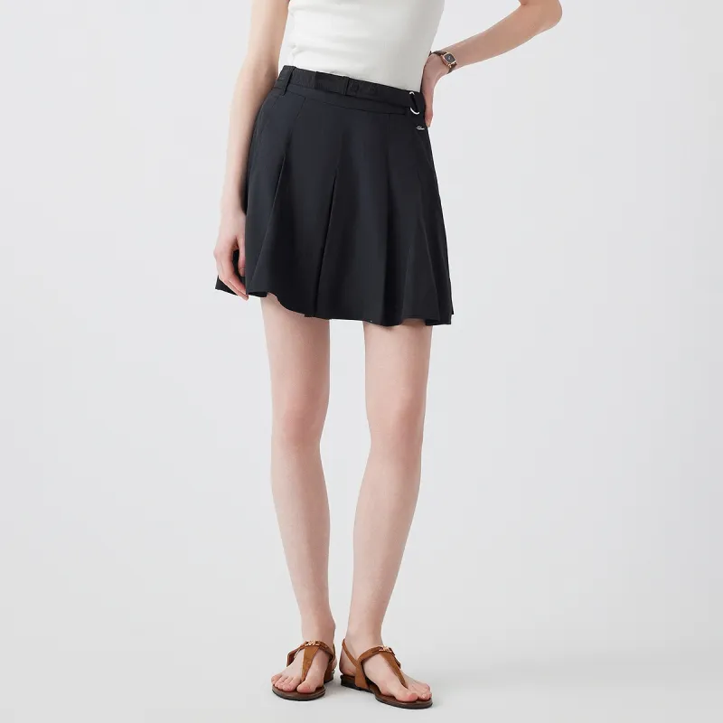 Teenie Weenie Casual Short Skirts Women's Black-4