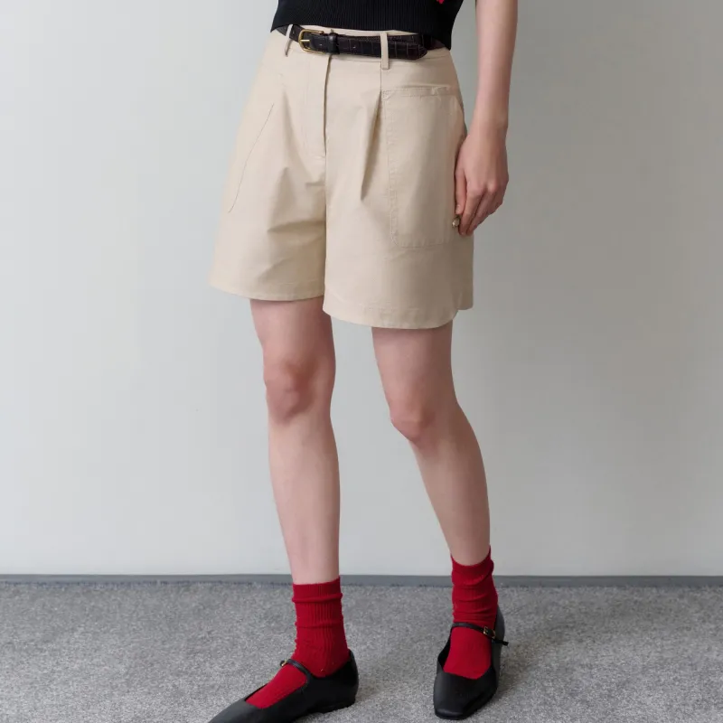 Teenie Weenie Casual Shorts Women's Light Khaki-2