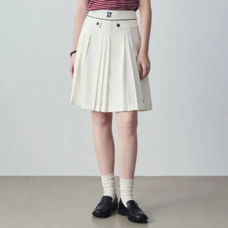 Teenie Weenie Casual Short Skirts Women's White-3