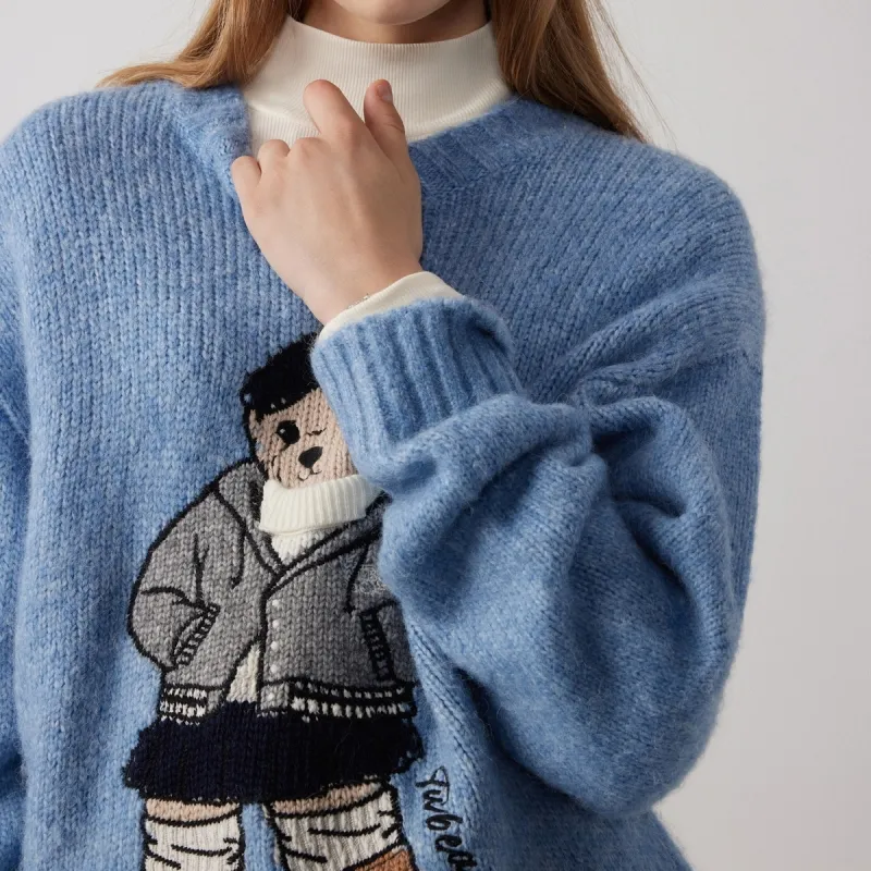 Teenie Weenie Sweater Women's Blue-2