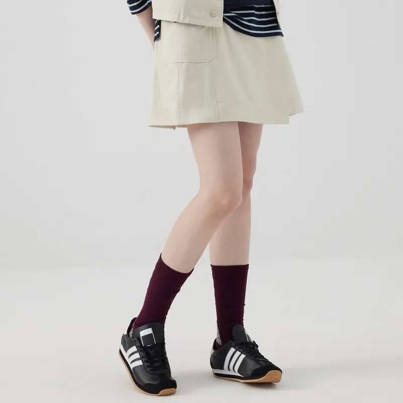 Teenie Weenie x &PACAIN Casual Short Skirts Women's Ivory-2