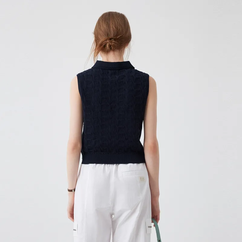 Teenie Weenie Sweater Women's Navy Blue-3