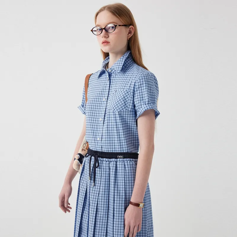 Teenie Weenie Shirt Women's Blue-3