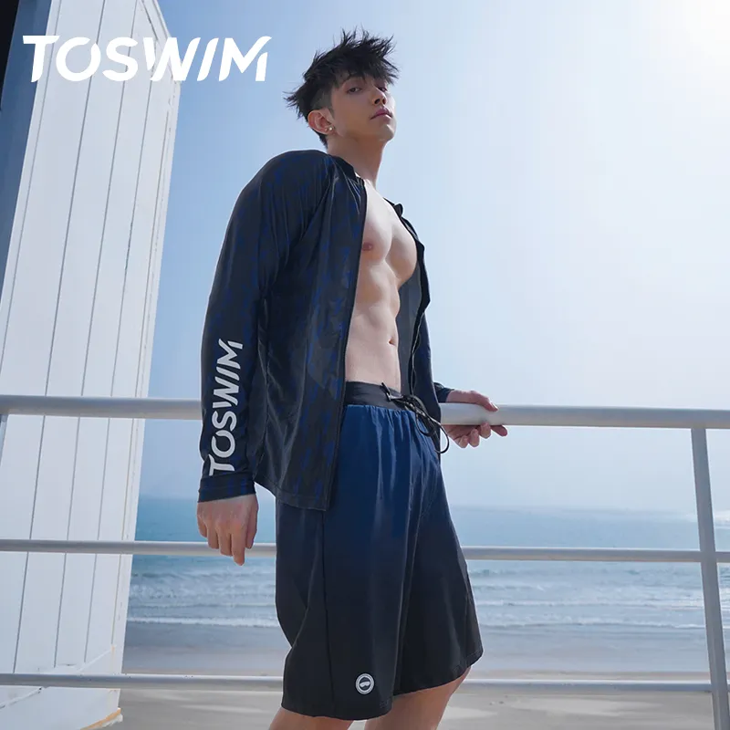 TOSWIM Swim Set Swim Three Piece Set Men's-1