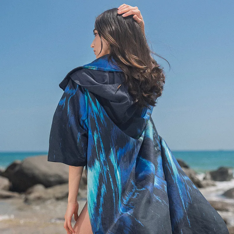 TOSWIM Quick Dry Robe Unisex Dreamy Melody, Rhythmic Vocals-5