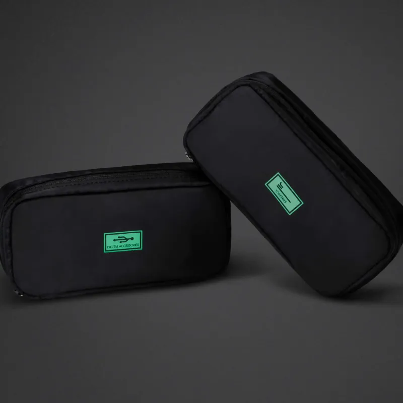 KORIN Polyester Toiletry Bag Unisex Black-1