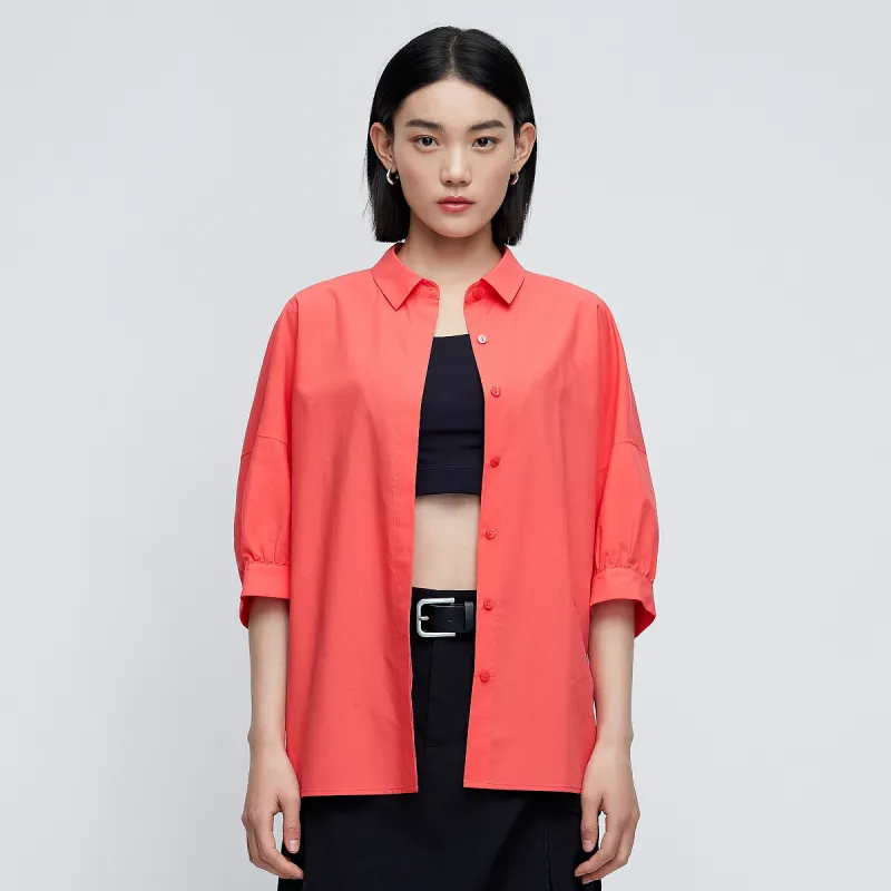 SHUIYUNJIAN Shirt Women's Coral Red-2