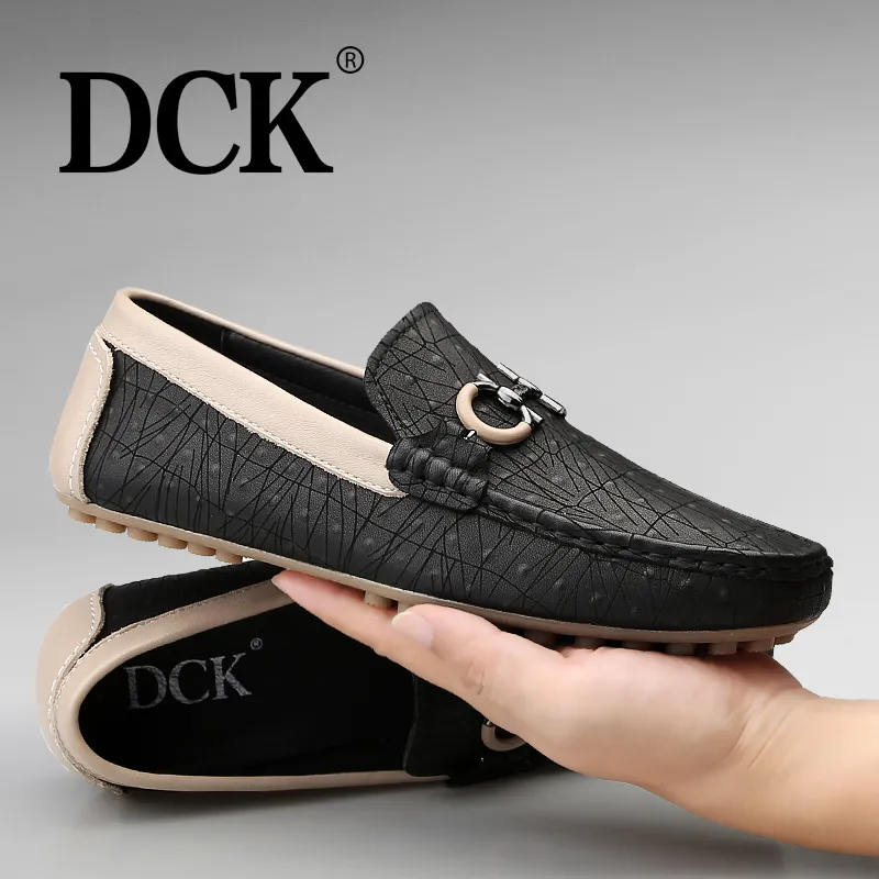 DCK Men's Casual Shoes Men Low Top Black/White-5