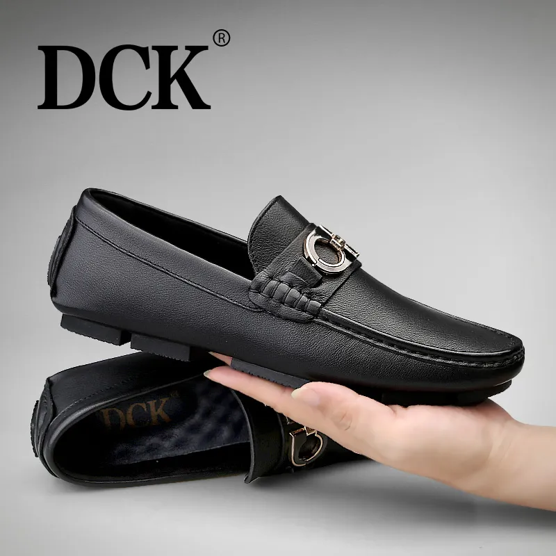 DCK Men's Casual Shoes Men Low Top Black/White-5