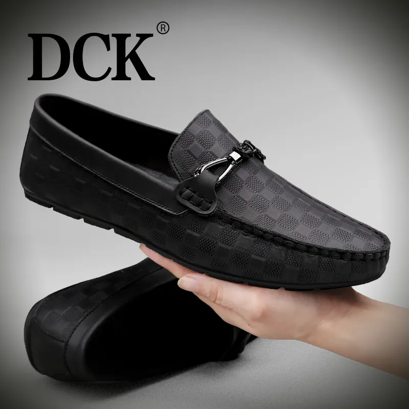 DCK Men's Casual Shoes Men Low Top Black/Blue-3