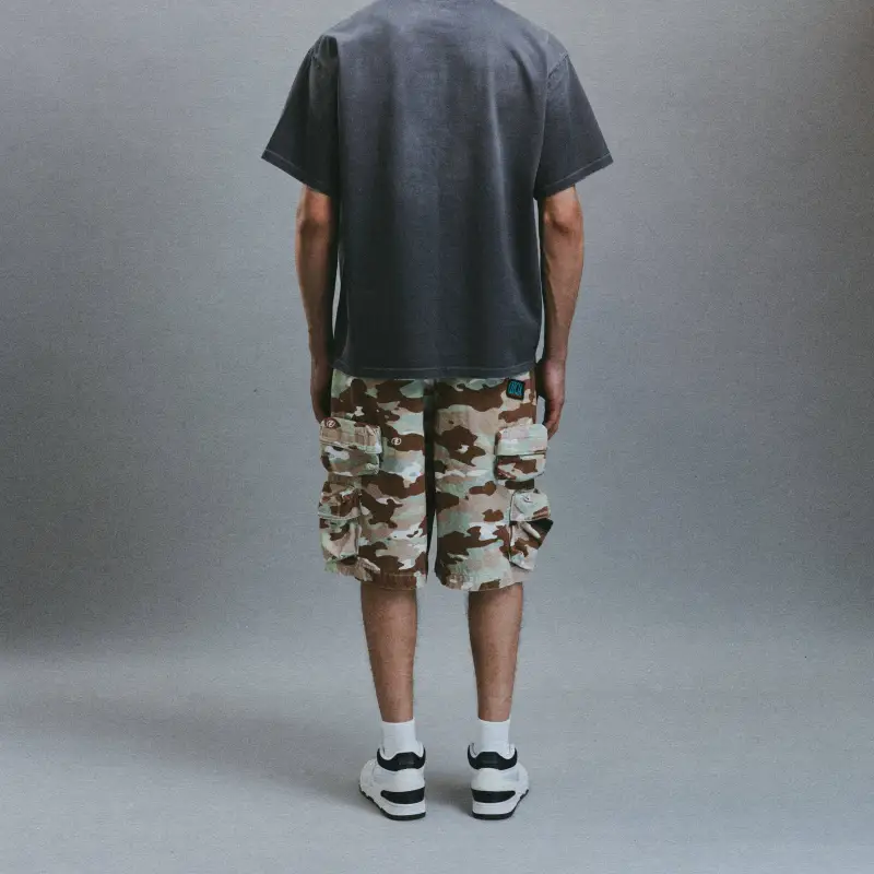 Createexploreexpandconquer Camouflage print Shorts-5