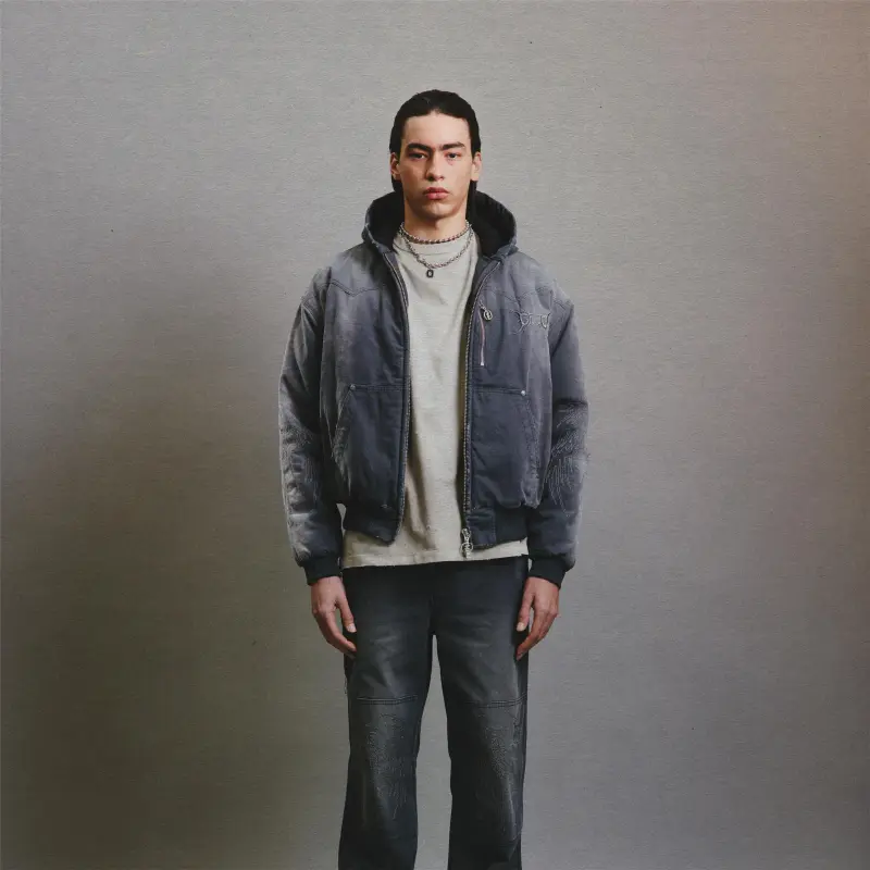 CEEC LA Puffer Jacket Unisex Dark Gray-5