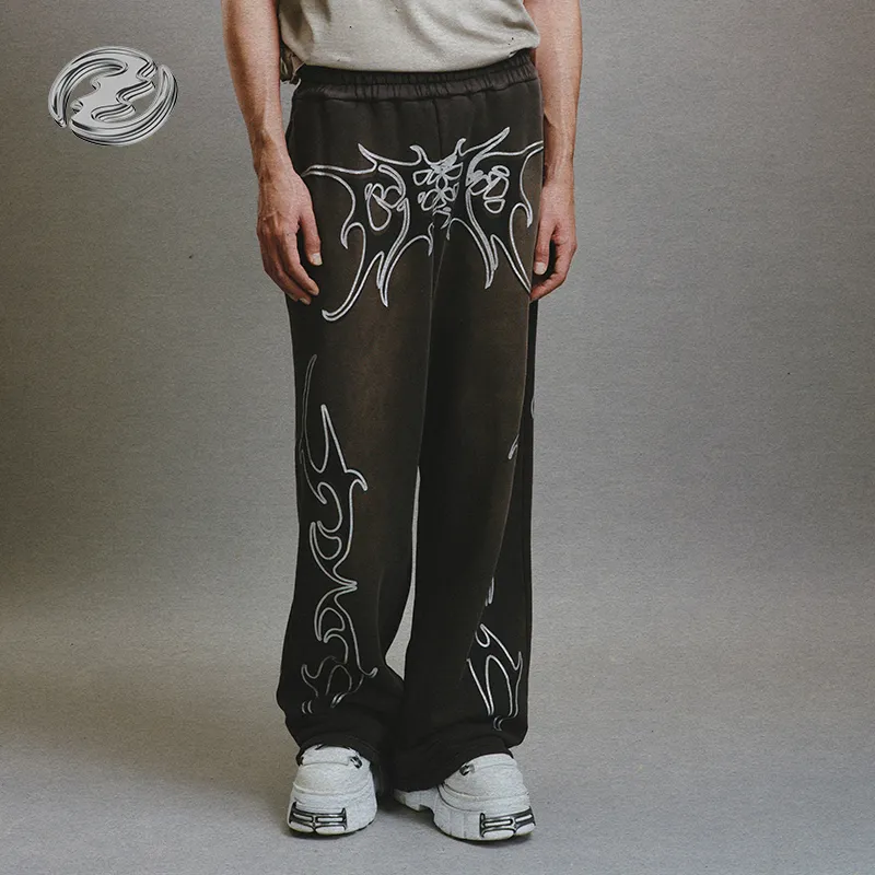 CEEC LA 24FW Knitted Sports Pants Unisex Dark Gray-3