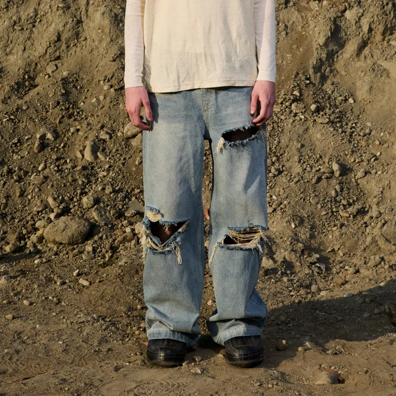 Createexploreexpandconquer 25ss Jeans Unisex-3