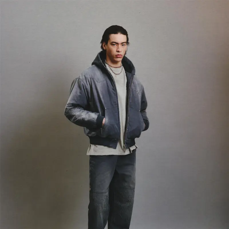 CEEC LA Puffer Jacket Unisex Dark Gray-4