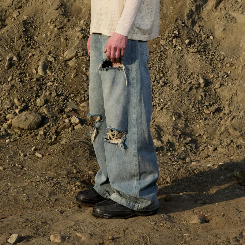 Createexploreexpandconquer 25ss Jeans Unisex-5