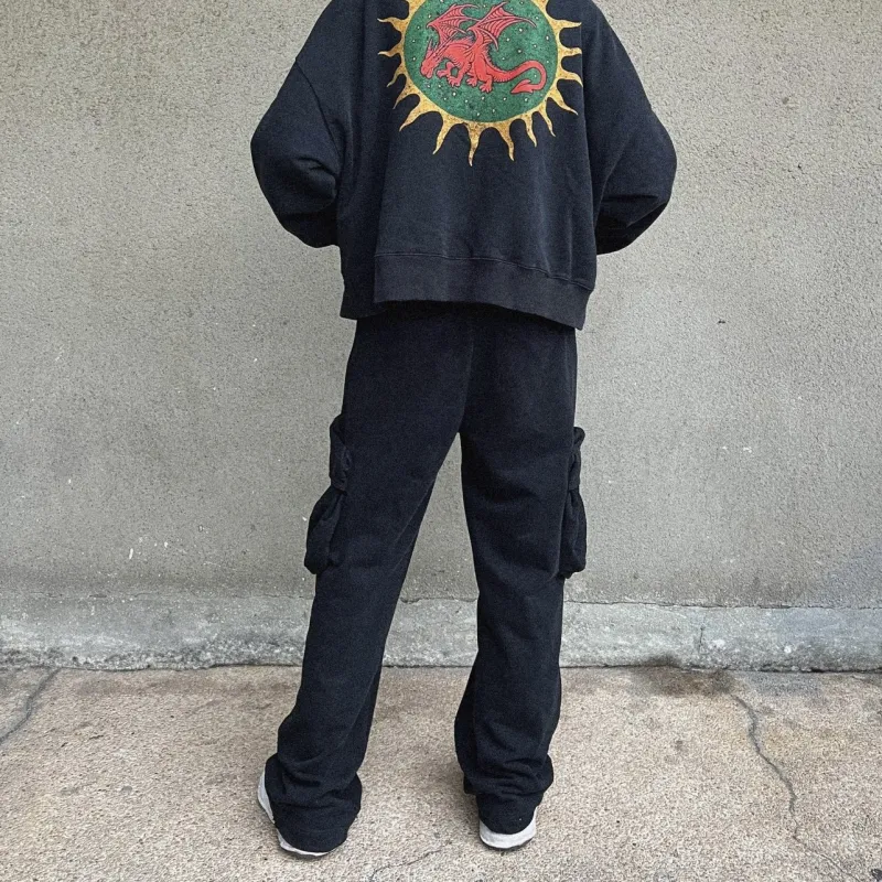 CEEC LA x Riccardi Casual Sweatpants Unisex Black-3