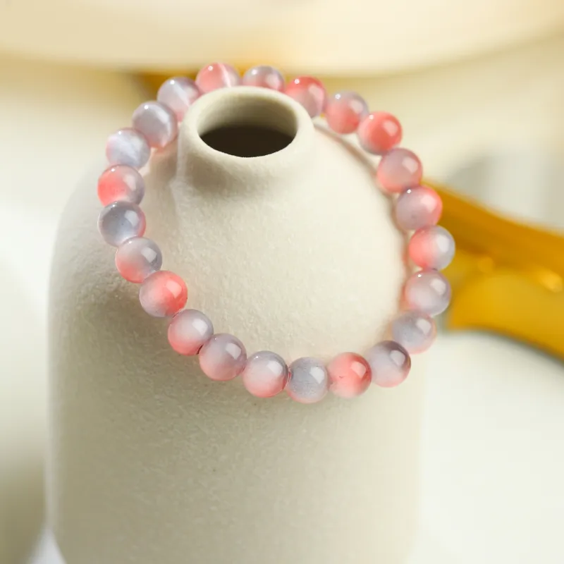 JK Glass Cat Eye Bracelets Unisex-3