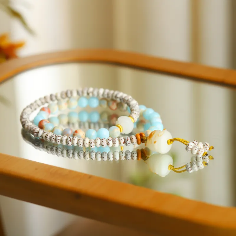 JK Star Moon Bodhi Seeds Bracelets Unisex-4