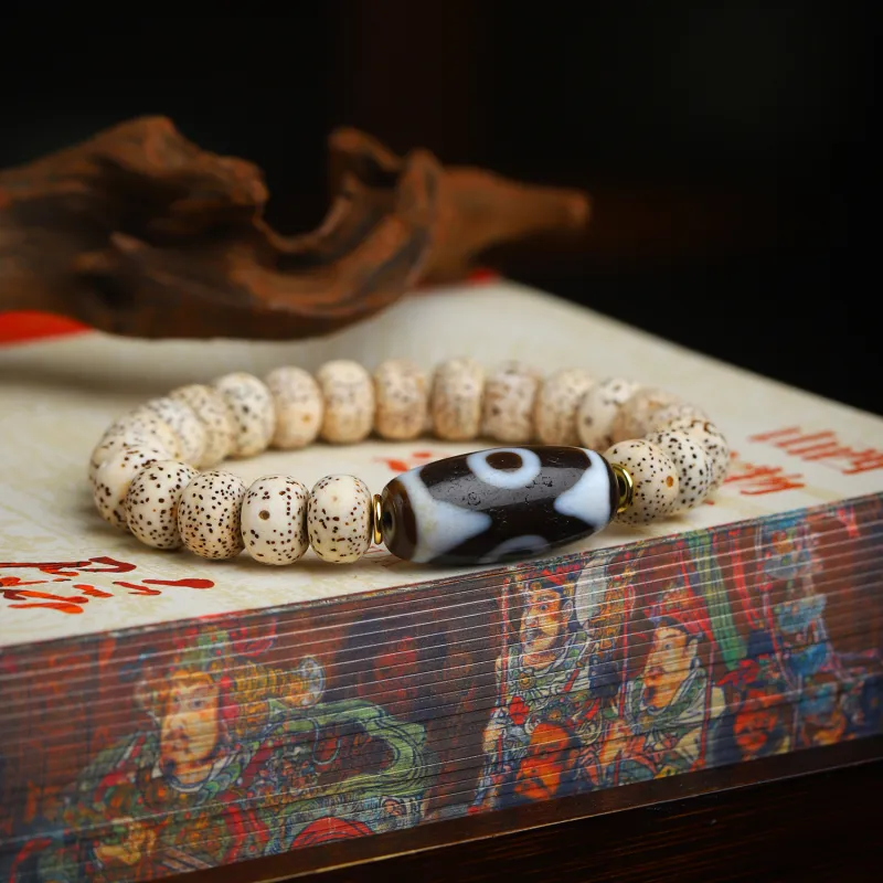 JK Star Moon Bodhi Seeds Bracelets Unisex-2