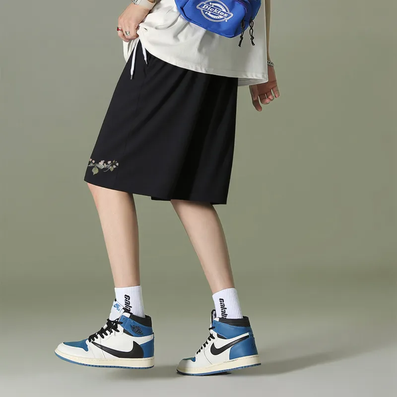 PICCA Casual Shorts Unisex Black-4