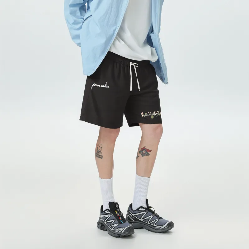 PICCA Casual Shorts Unisex Black-3