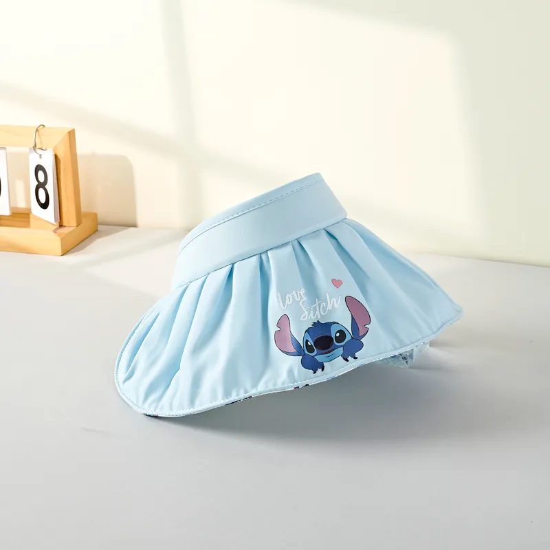 Disney Stitch Series Polyester Sun Protection Hats Unisex-3