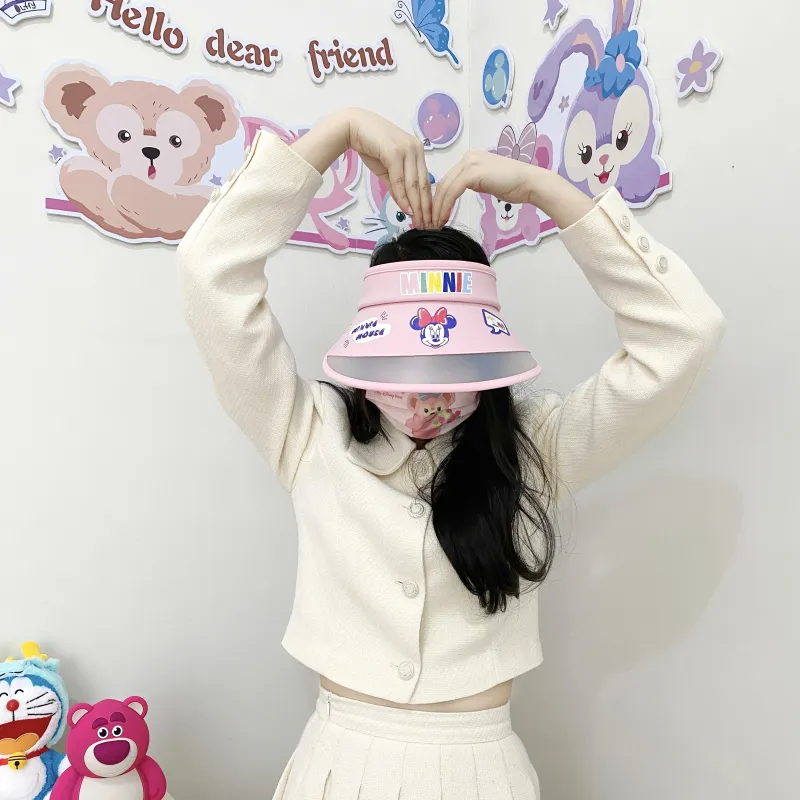 Disney Minnie Series Polyamide Sun Protection Hats Unisex-4