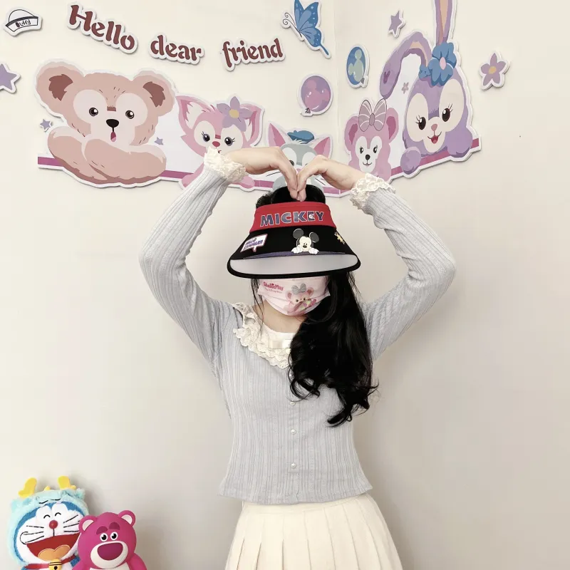 Disney Mickey Series Polyamide Sun Protection Hats Unisex-4