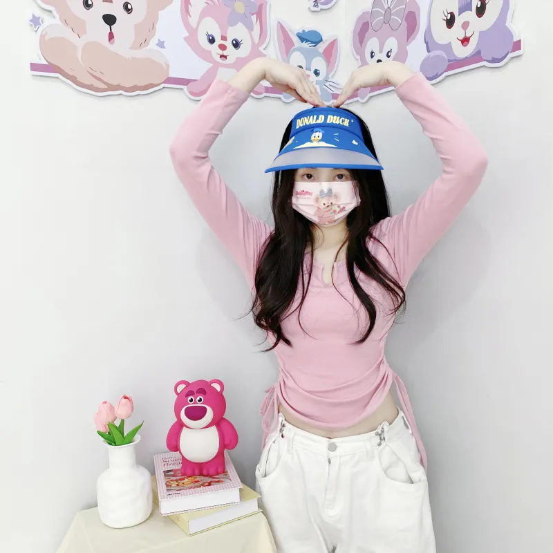 Disney Donald Duck Series Polyester Sun Protection Hats Unisex-1