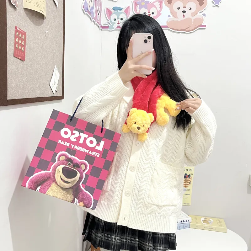 Disney Winnie The Pooh Series Polyester Beanies Women's-5