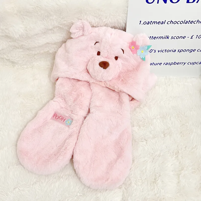 Disney Winnie The Pooh Series Polyester Hoods & Plush Hats Unisex-4