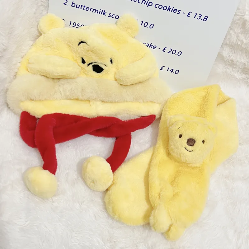 Disney Winnie The Pooh Series Polyester Beanies Women's-2